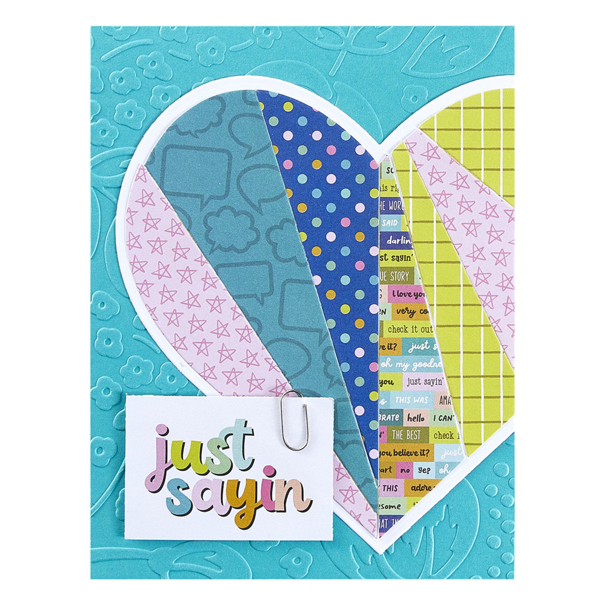 Spellbinders Bold Floral Embossing Folder GROSS