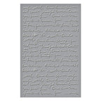 Spellbinders Scribbled Letter Embossing Folder GROSS