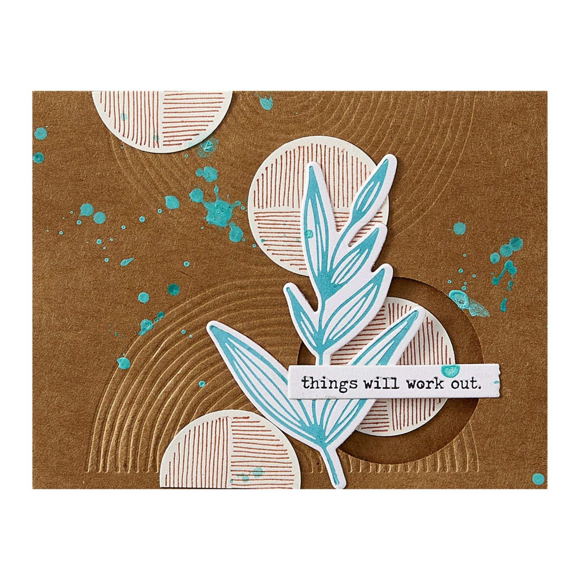Spellbinders Modern Botanicals Embossing Folder GROSS