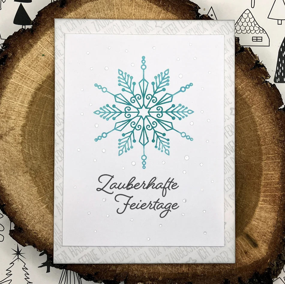 Schneeflockenstempel-Bundle