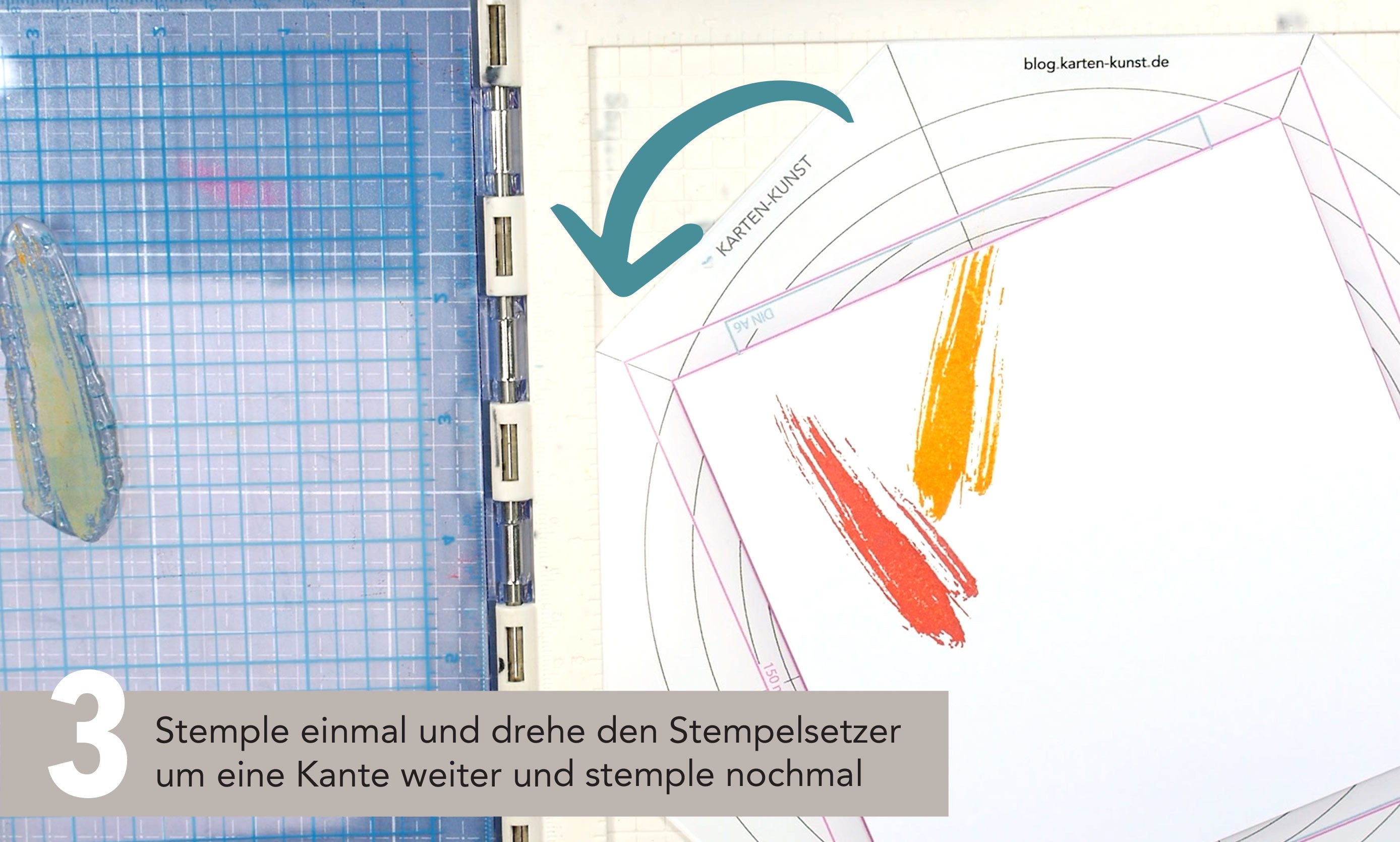 Karten-Kunst Stempel Tool Circulus8 Kranz- und Kreisstempelhilfe Anleitung