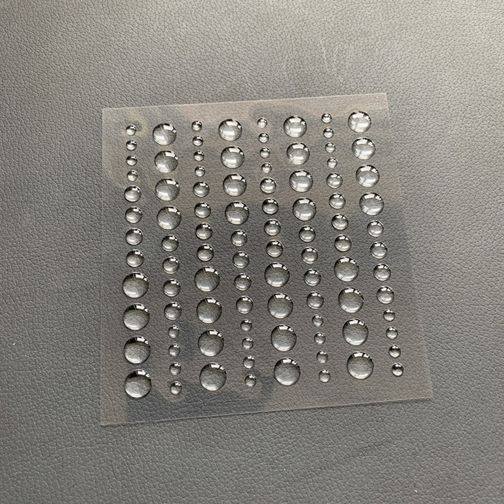 Simple and Basic Adhesive Enamel Dots Clear Water (96pcs)