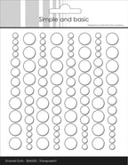Simple and Basic Adhesive Enamel Dots Clear Water (96pcs) – Bild 2