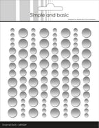 Simple and Basic Adhesive Enamel Dots Metallic Silver Matte (96pcs) / Silber – Bild 2