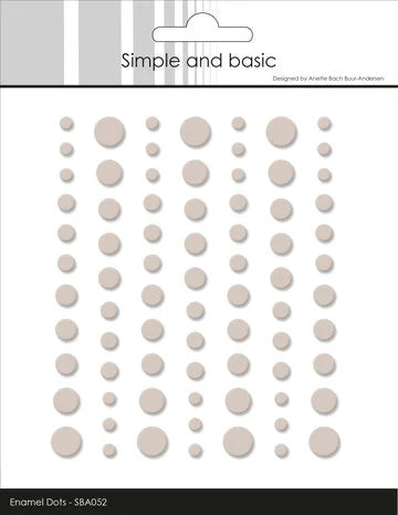Simple and Basic Matte Enamel Dots