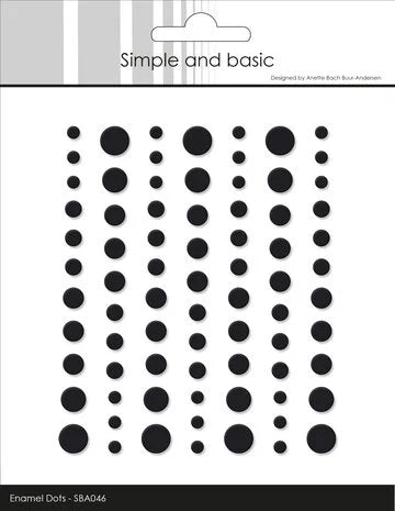 Simple and Basic Matte Enamel Dots