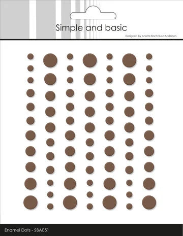 Simple and Basic Matte Enamel Dots
