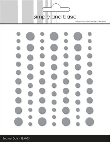 Simple and Basic Matte Enamel Dots