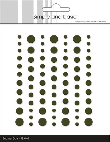 Simple and Basic Matte Enamel Dots