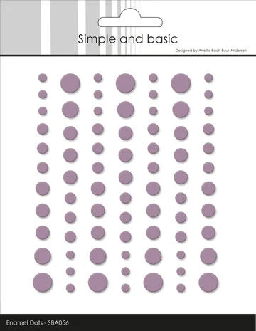 Simple and Basic Matte Enamel Dots