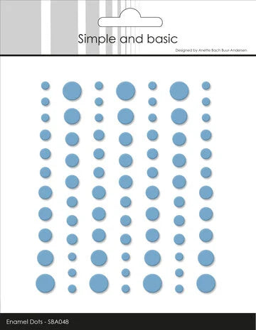 Simple and Basic Matte Enamel Dots