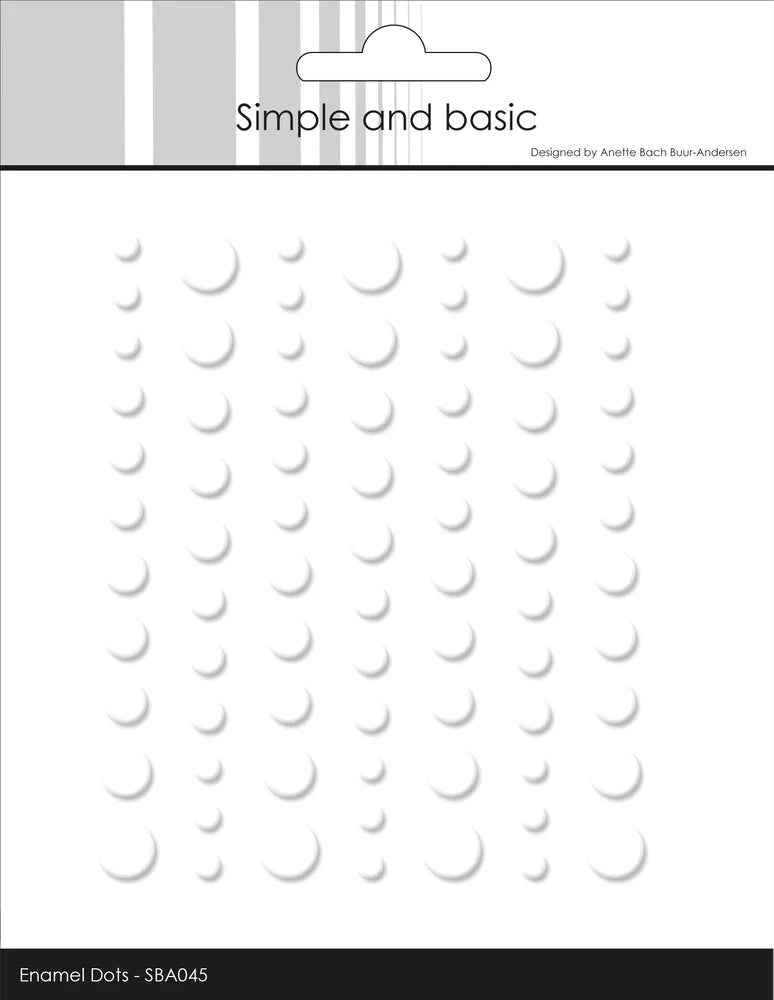 Simple and Basic Matte Enamel Dots