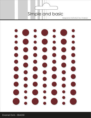 Simple and Basic Matte Enamel Dots