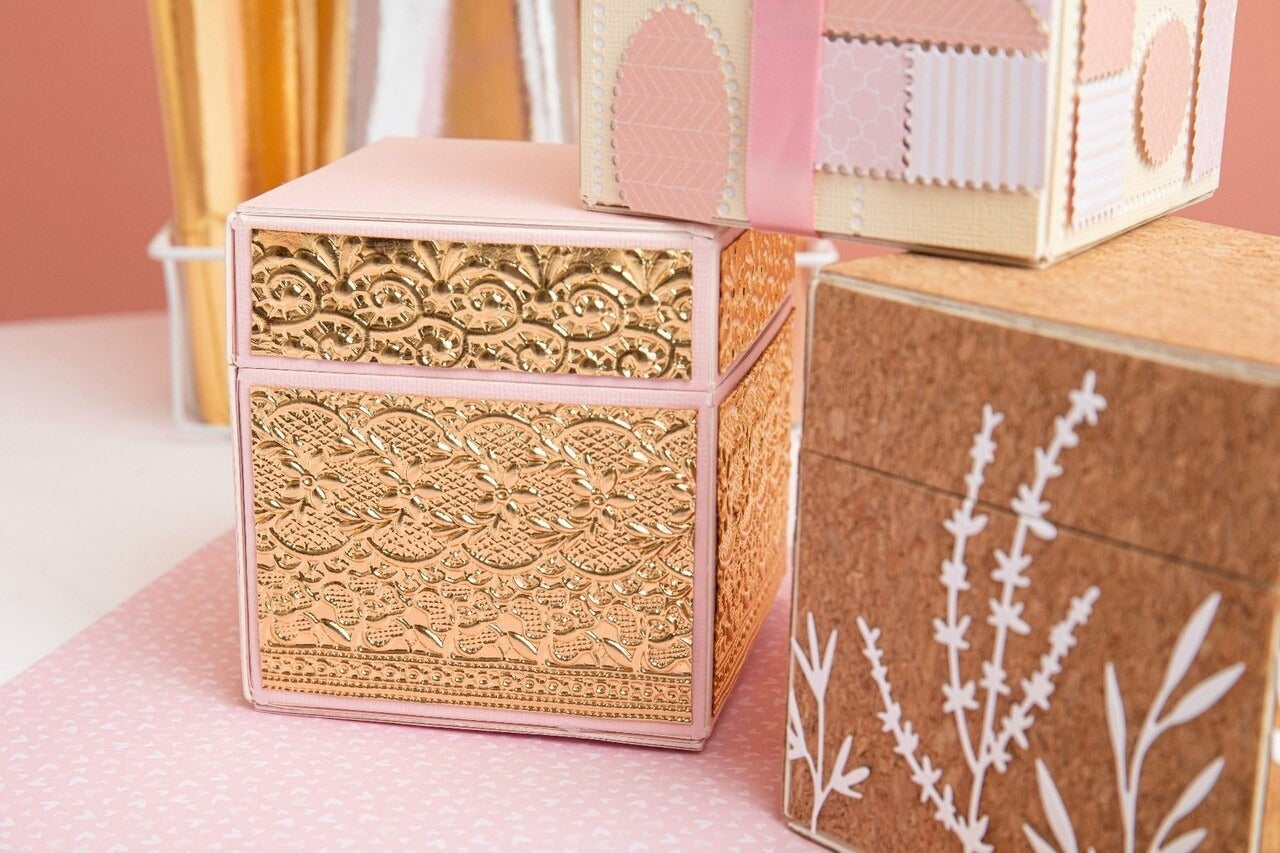 Sizzix 3D Texture Fades Embossing Folder GROSS A5 - Lace