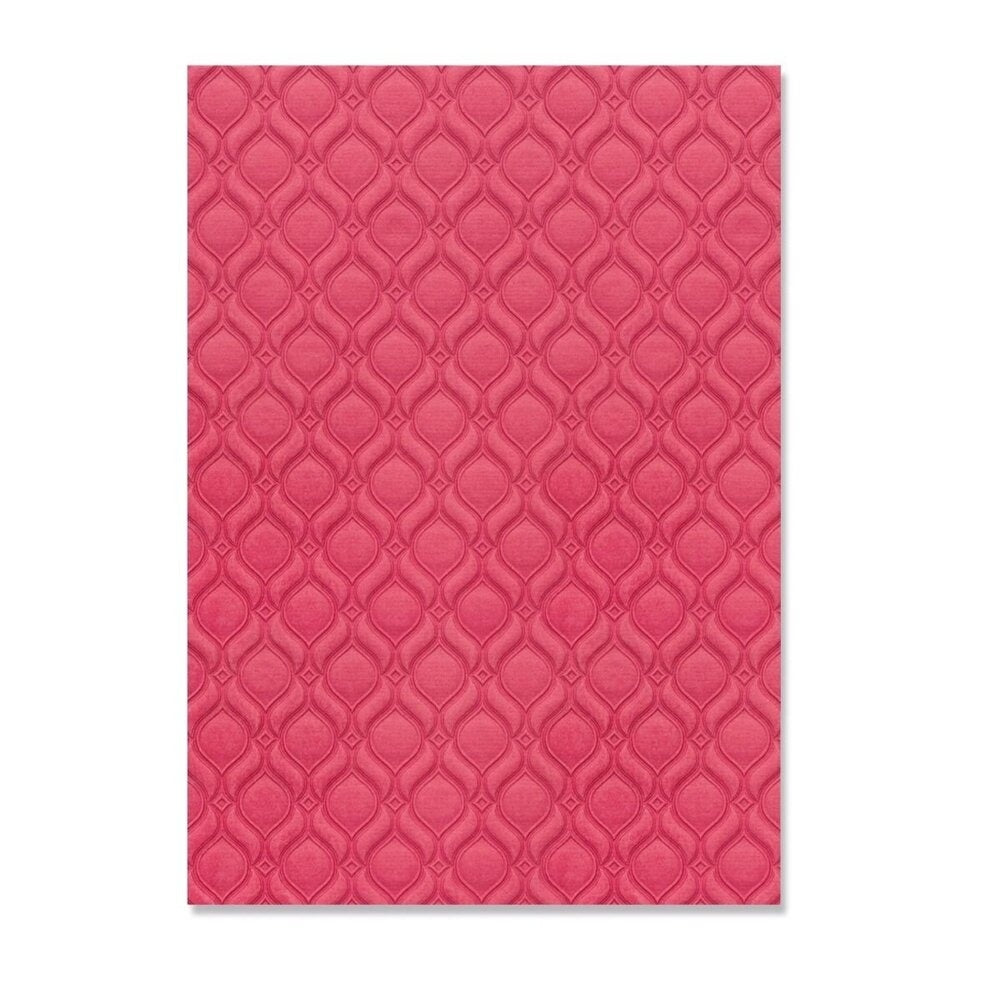Sizzix 3D Texture Fades Embossing Folder GROSS A5 - Ornate Repeat