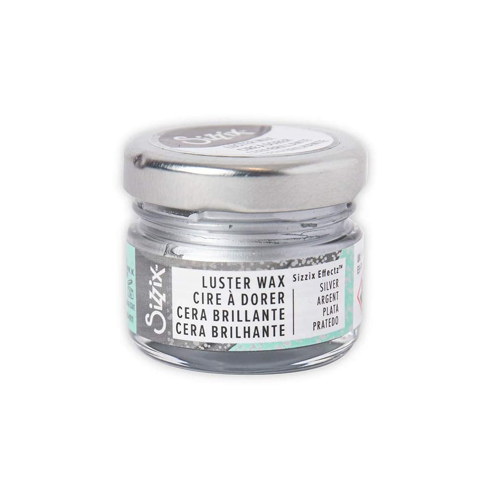 Sizzix Effectz Luster Wax Glanzwachs Silber 20ml