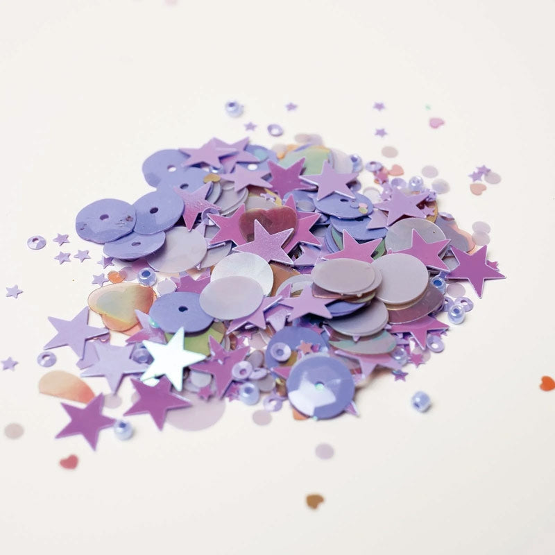 Sizzix Making Essential Pailletten & Perlen - Lavender Dust