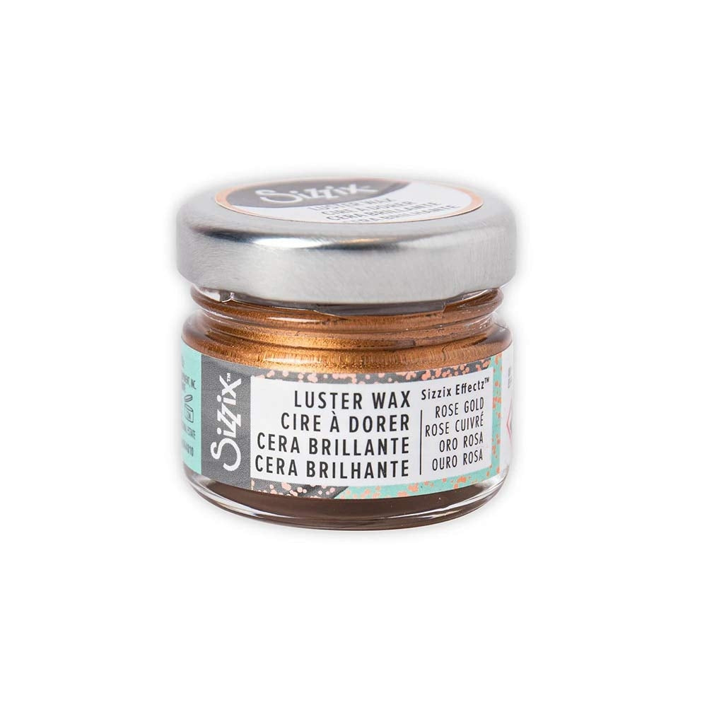 Sizzix Effectz Luster Wax Glanzwachs Roségold 20ml