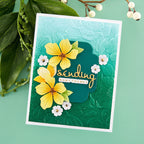 Spellbinders Four Petal Floral 3D Embossing Folder 