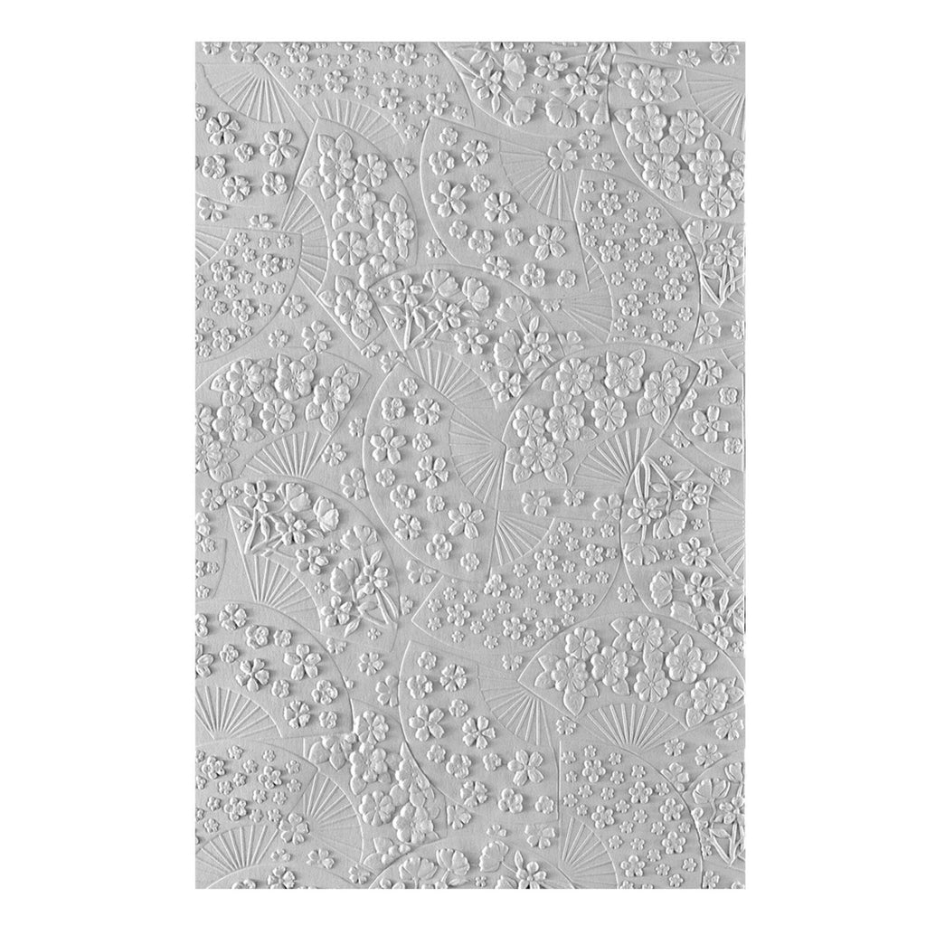 Spellbinders Spring in Kyoto 3D Embossing Folder GROSS