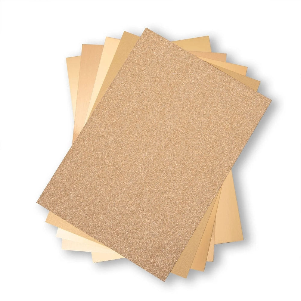 Sizzix Surfacez Opulent Cardstock A4 Gold 50 Blatt