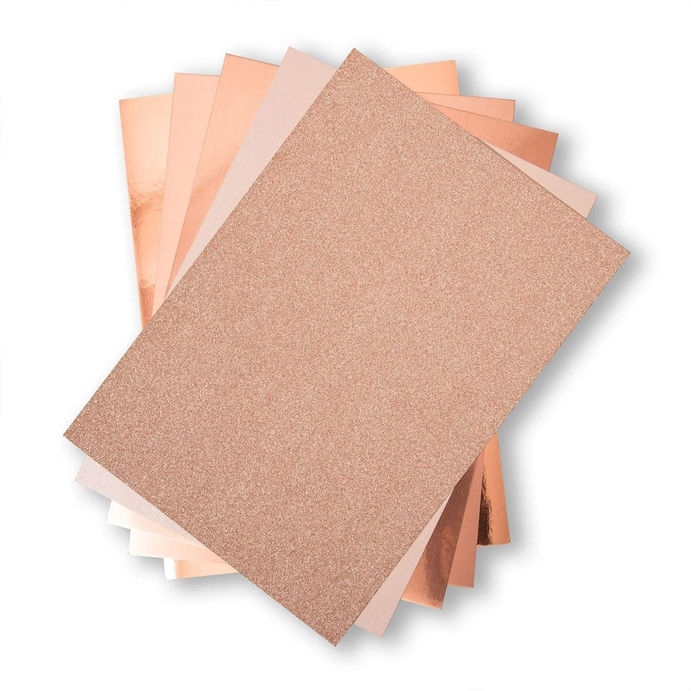 Sizzix Surfacez Opulenter Karton A4 Rose 50 Blatt
