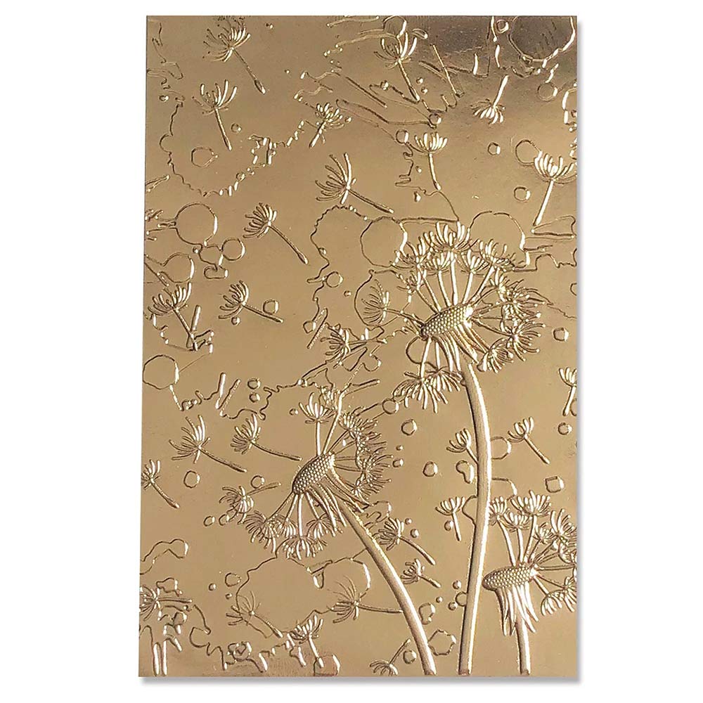 Sizzix 3D Textured Impressions Embossing Folder - Dandelion Wish