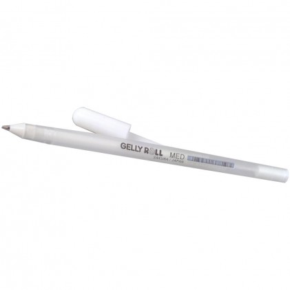 Sakura Gelly Roll Medium Point Pen - Gelstift weiß opak