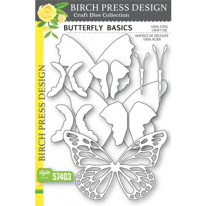 Birch Press Stanzschablone - Butterfly Basics