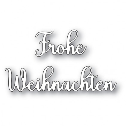 Memory Box Stanzschablone - 94061 Frohe Weihnachten - 25% RABATT