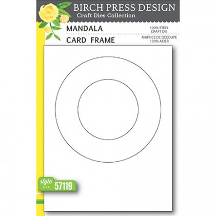 Birch Press Stanzschablone - 57119 Mandala Card Frame