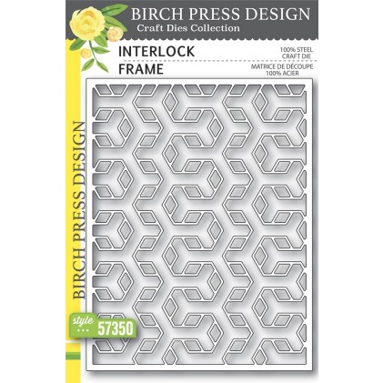 Birch Press Stanzschablone - 57350 Interlock Frame