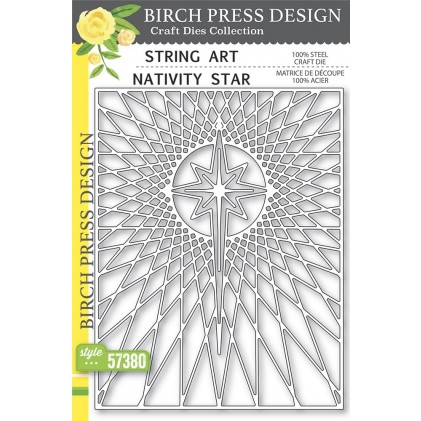 Birch Press Stanzschablone - String Art Nativity Star