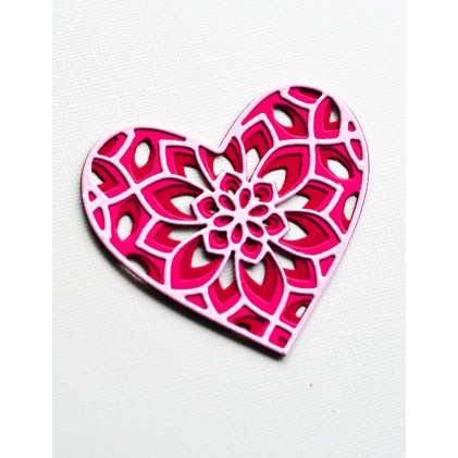 Birch Press Stanzschablone - Kinsley Heart Layer Set