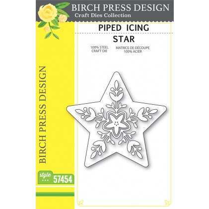 Birch Press Stanzschablone - Piped Icing Star