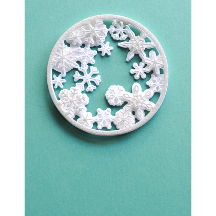 Birch Press Stanzschablone - 57467 Snowy Circle Layer Set