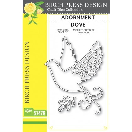 Birch Press Stanzschablone - 57479 Adornment Dove
