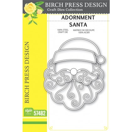 Birch Press Stanzschablone - Adornment Santa