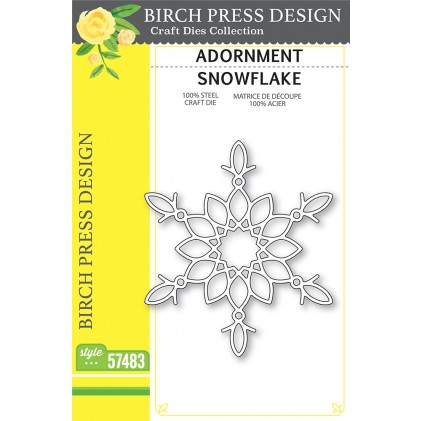 Birch Press Stanzschablone - 57483 Adornment Snowflake