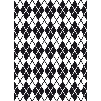 Darice Hintergrund-Prägeschablone GROSS - Argyle - 25% RABATT