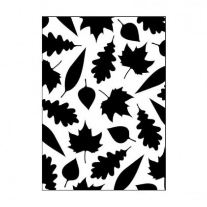 Darice Hintergrund-Prägeschablone - Leaves Assortment - 25% RABATT