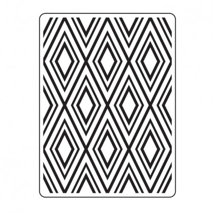 Darice Hintergrund-Prägeschablone - Diamond Background - 20% RABATT