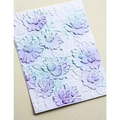 Memory Box 3D Prägeschablone - Blooming 3D Embossing Folder