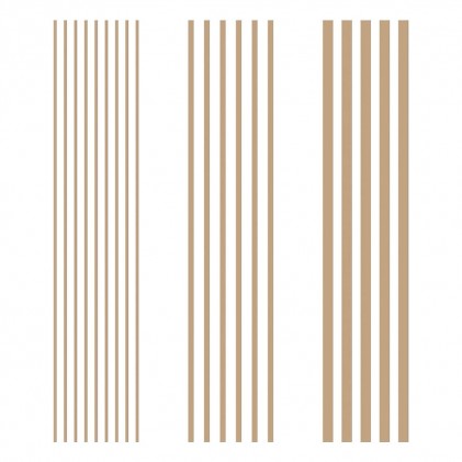 Spellbinders Glimmer Hot Foil Plates - Modern Stripes 