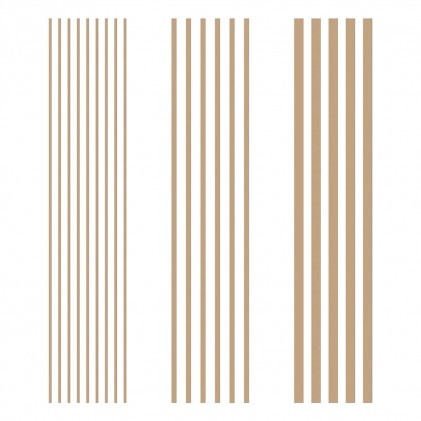 Spellbinders Glimmer Hot Foil Plates - Modern Stripes 