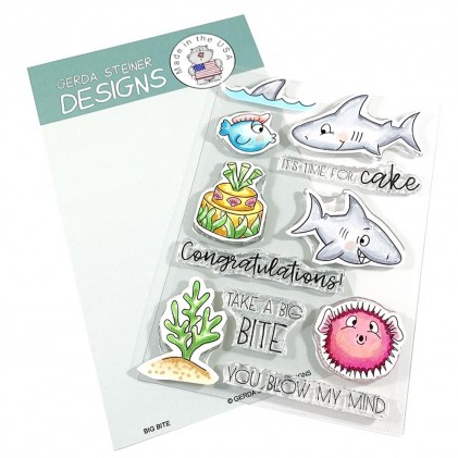 Gerda Steiner Designs Clear Stamps - Big Bite 4x6