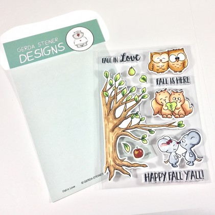 Gerda Steiner Designs Clear Stamps - Fall in Love 