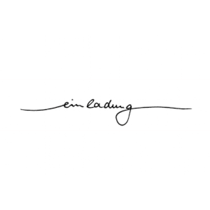 Karten-Kunst Schriftzug "Einladung" (Anne) bei Karten-Kunst