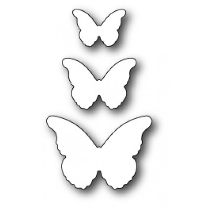 Memory Box Stanzschablone - Cascadia Butterfly Trio