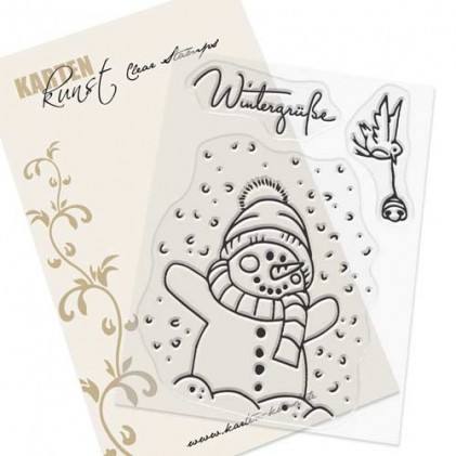 Karten-Kunst Clear Stamp Set - Viecher im Schnee